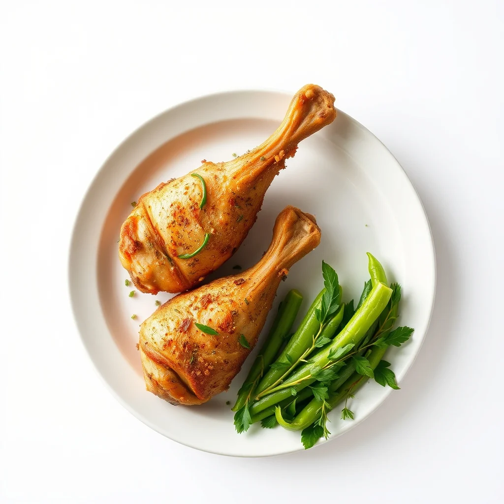 Crispy Herb Baked Chicken Drumsticks