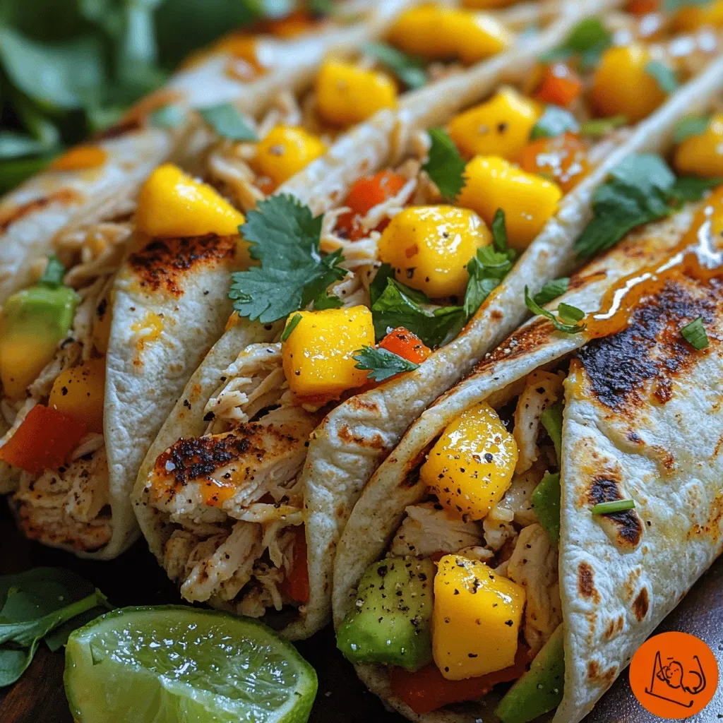 Spicy Mango Chicken Wraps: A Flavorful Fusion of Sweet and Spicy