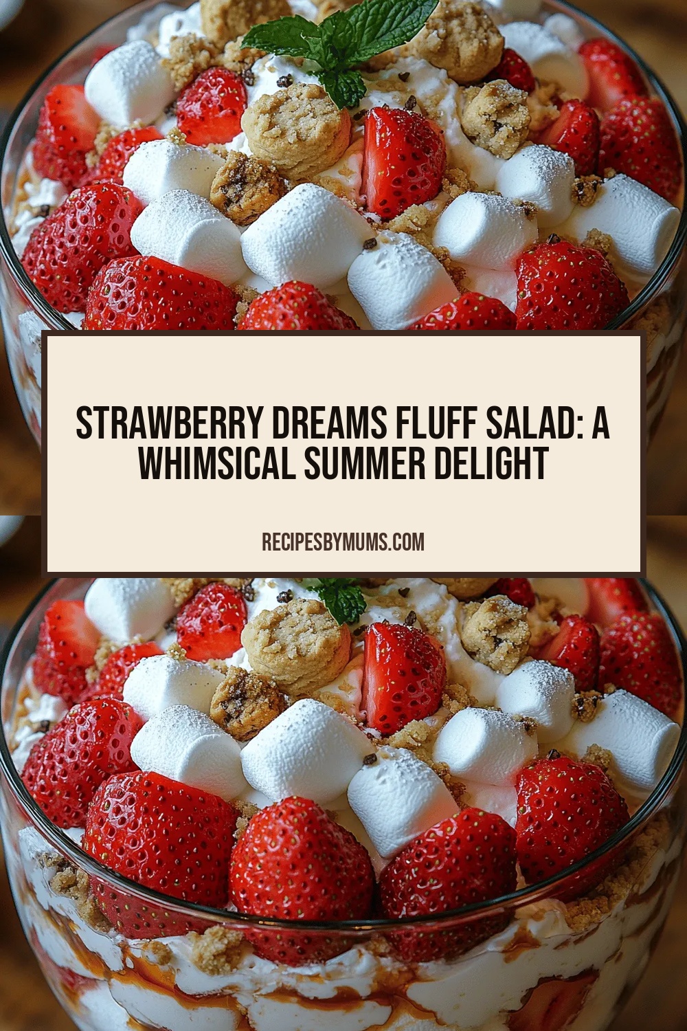 Strawberry Dreams Fluff Salad: A Whimsical Summer Delight