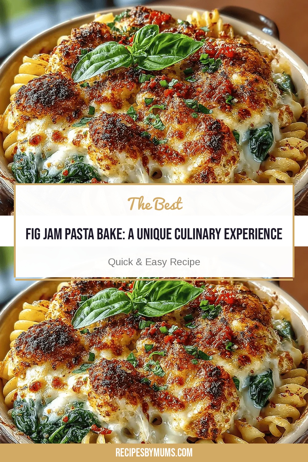Fig Jam Pasta Bake: A Unique Culinary Experience