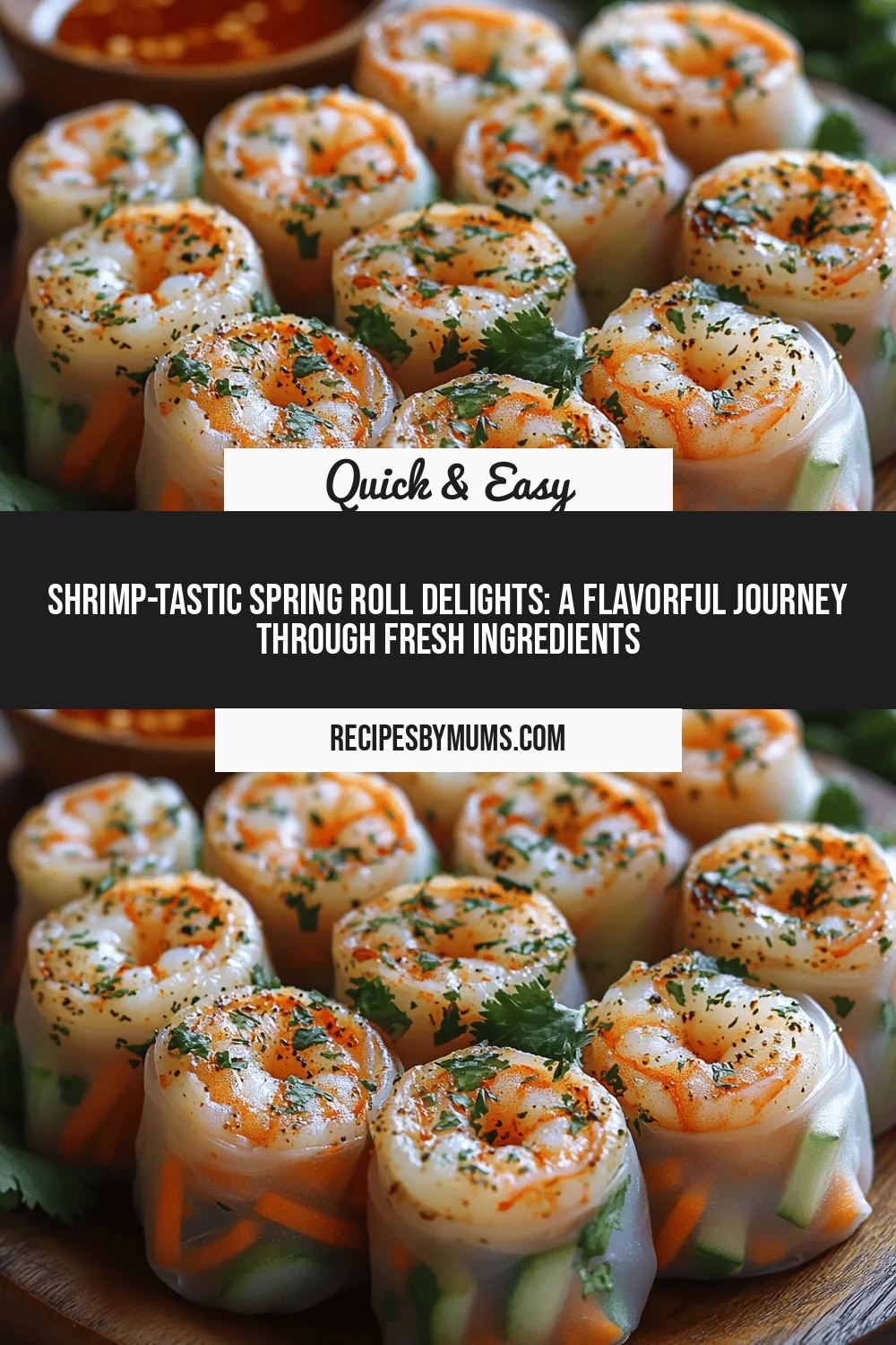 Shrimp-tastic Spring Roll Delights: A Flavorful Journey Through Fresh Ingredients