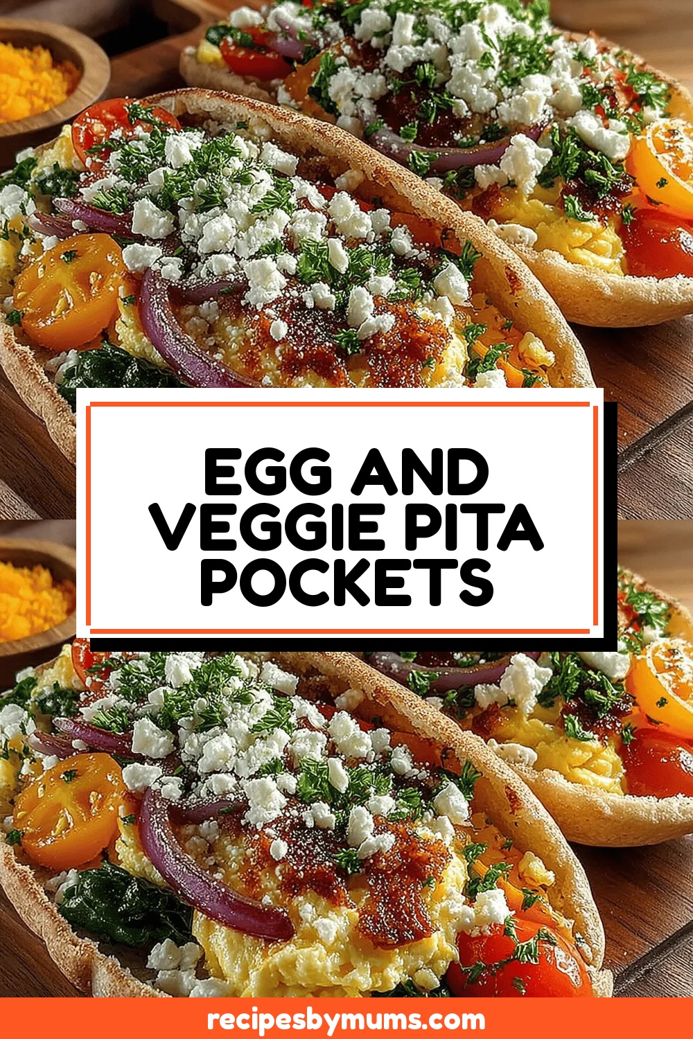 Egg and Veggie Pita Pockets