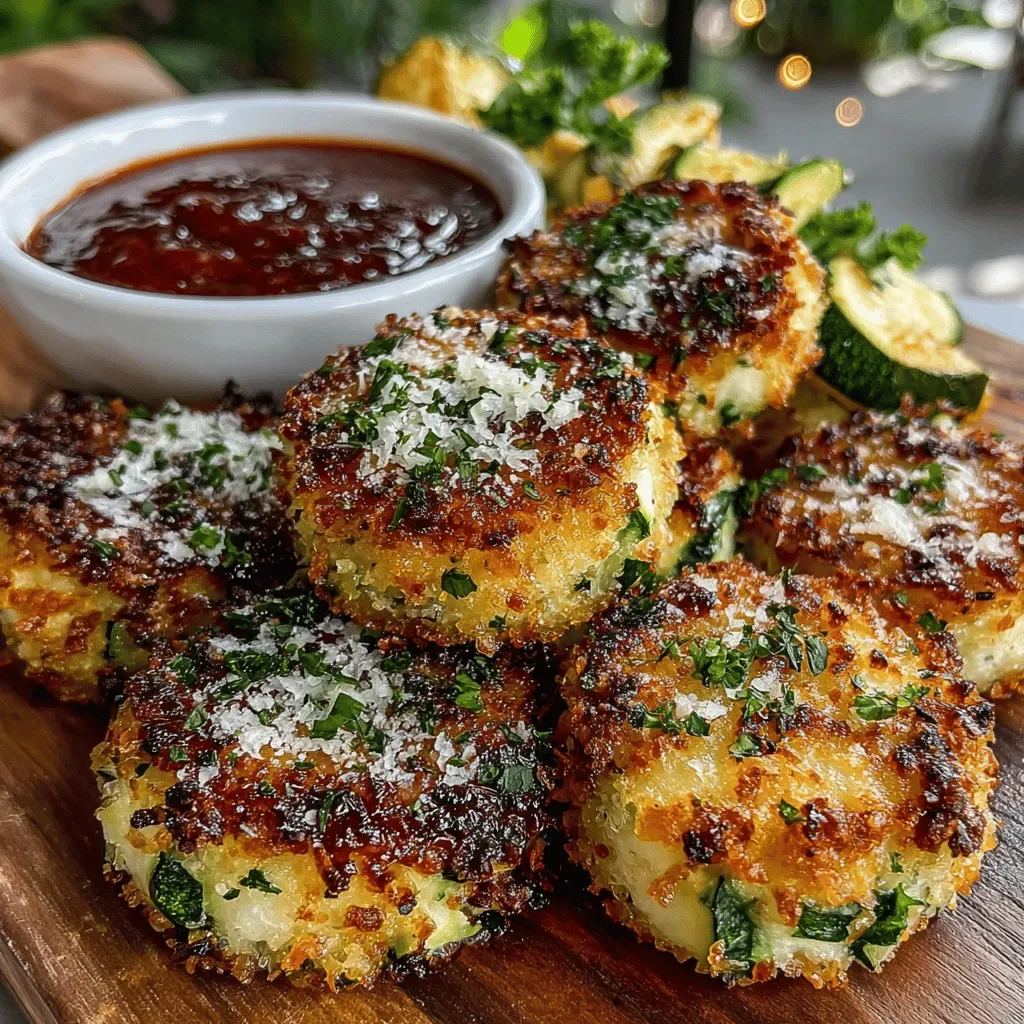 Zesty Zucchini Parmesan Poppers Recipe