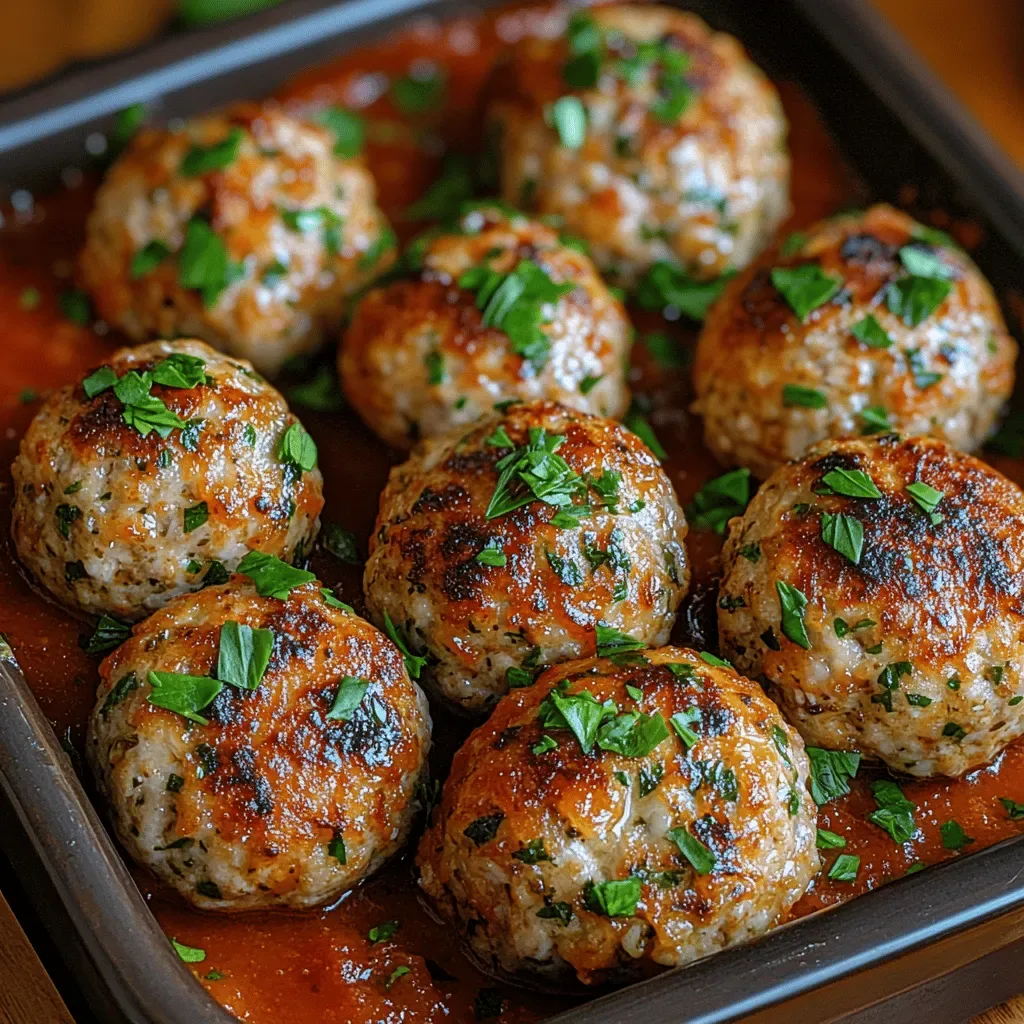Garlic Herb Chicken Meatballs: A Delicious and Healthy Delight