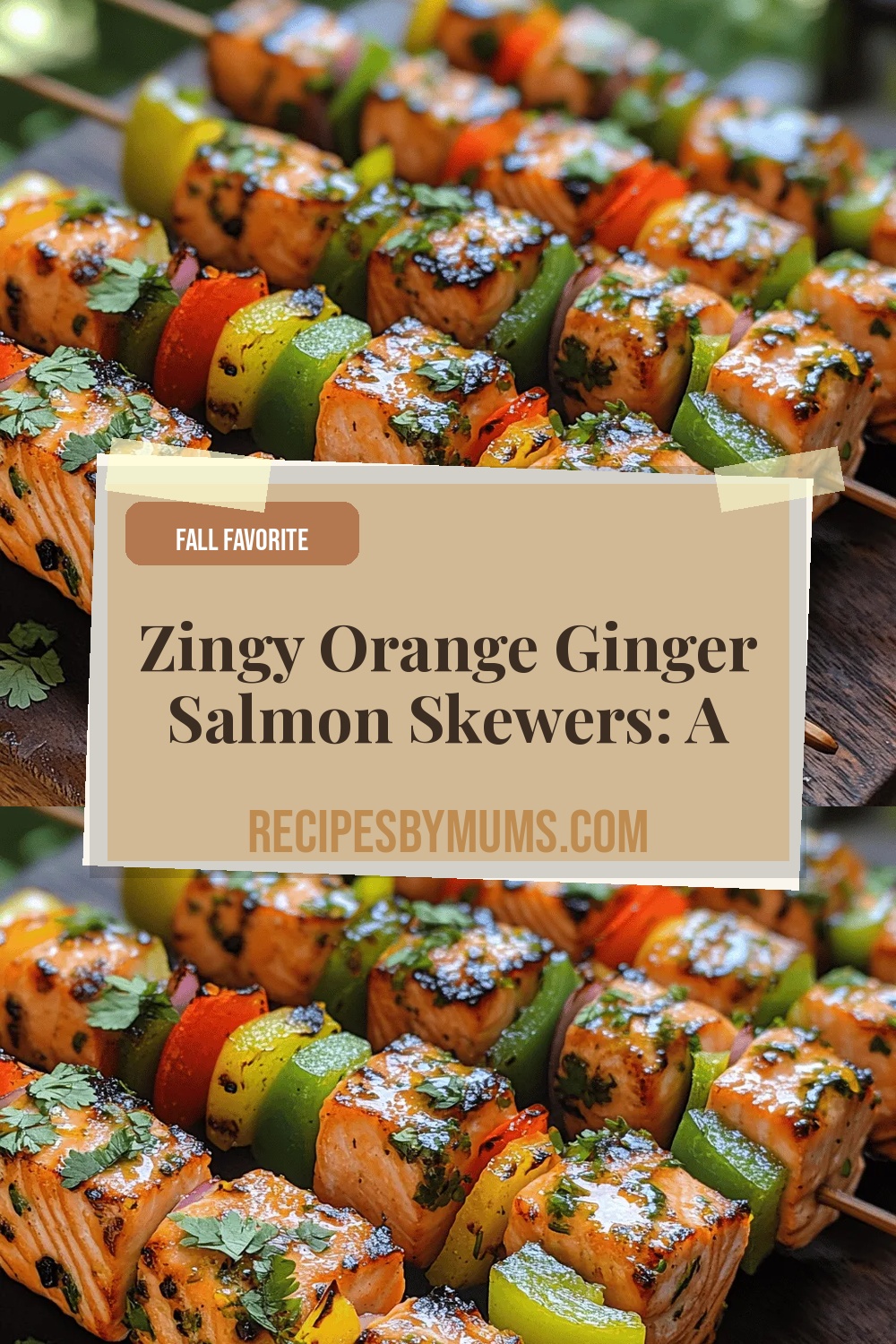Zingy Orange Ginger Salmon Skewers: A Flavorful Culinary Adventure