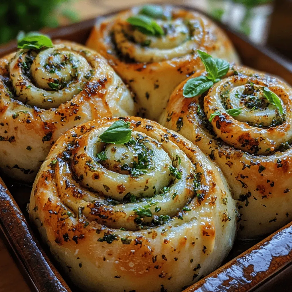 Herb & Garlic Swirl Rolls: A Delicious Homemade Delight