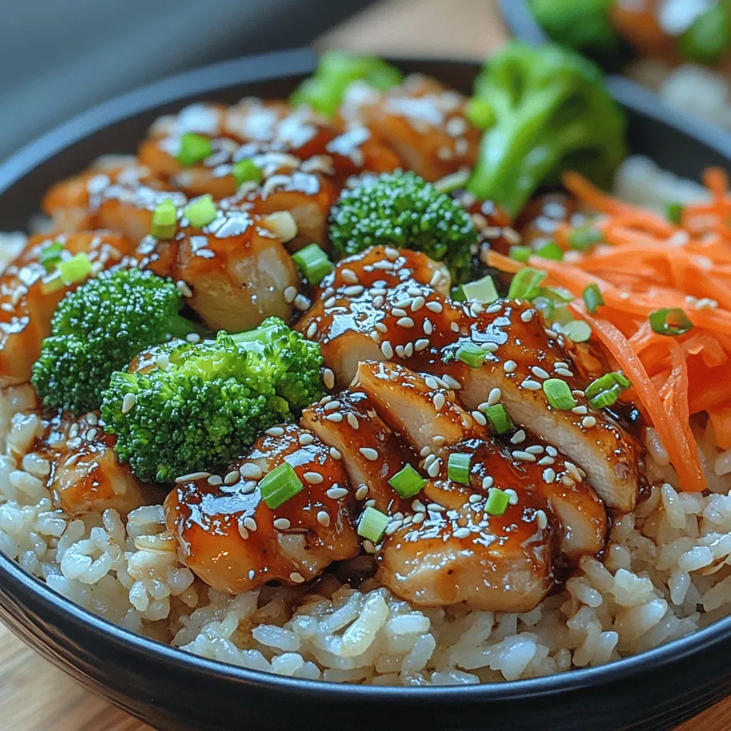 Teriyaki Delight Chicken Rice Bowls: A Flavorful Journey