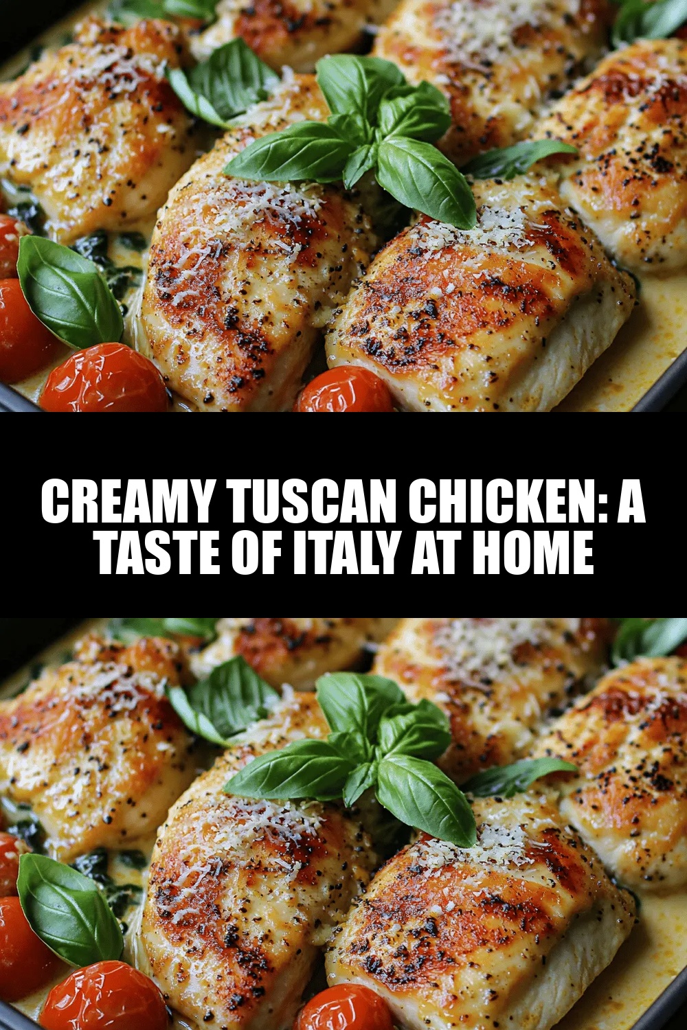 Creamy Tuscan Chicken: A Taste of Italy at Home