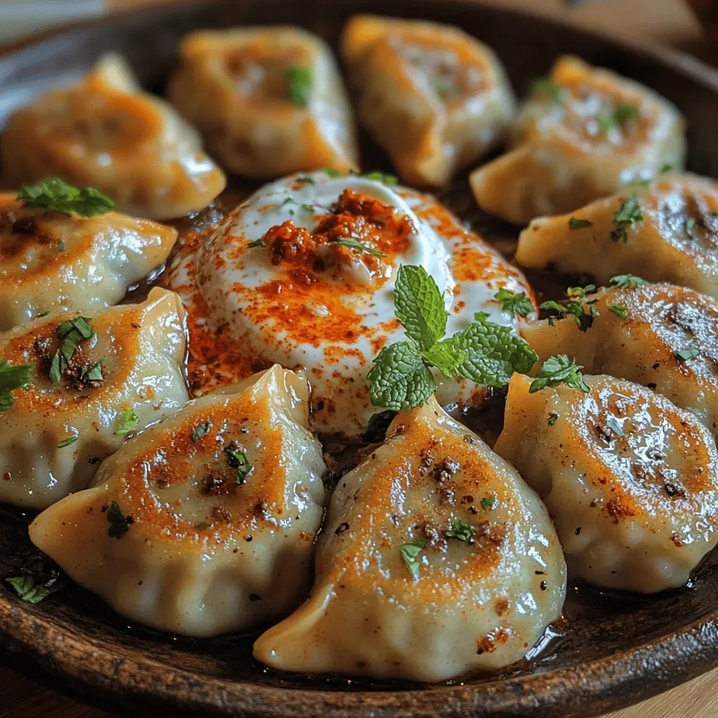 Turkish Dumplings Delight (Manti): A Culinary Journey into Flavor