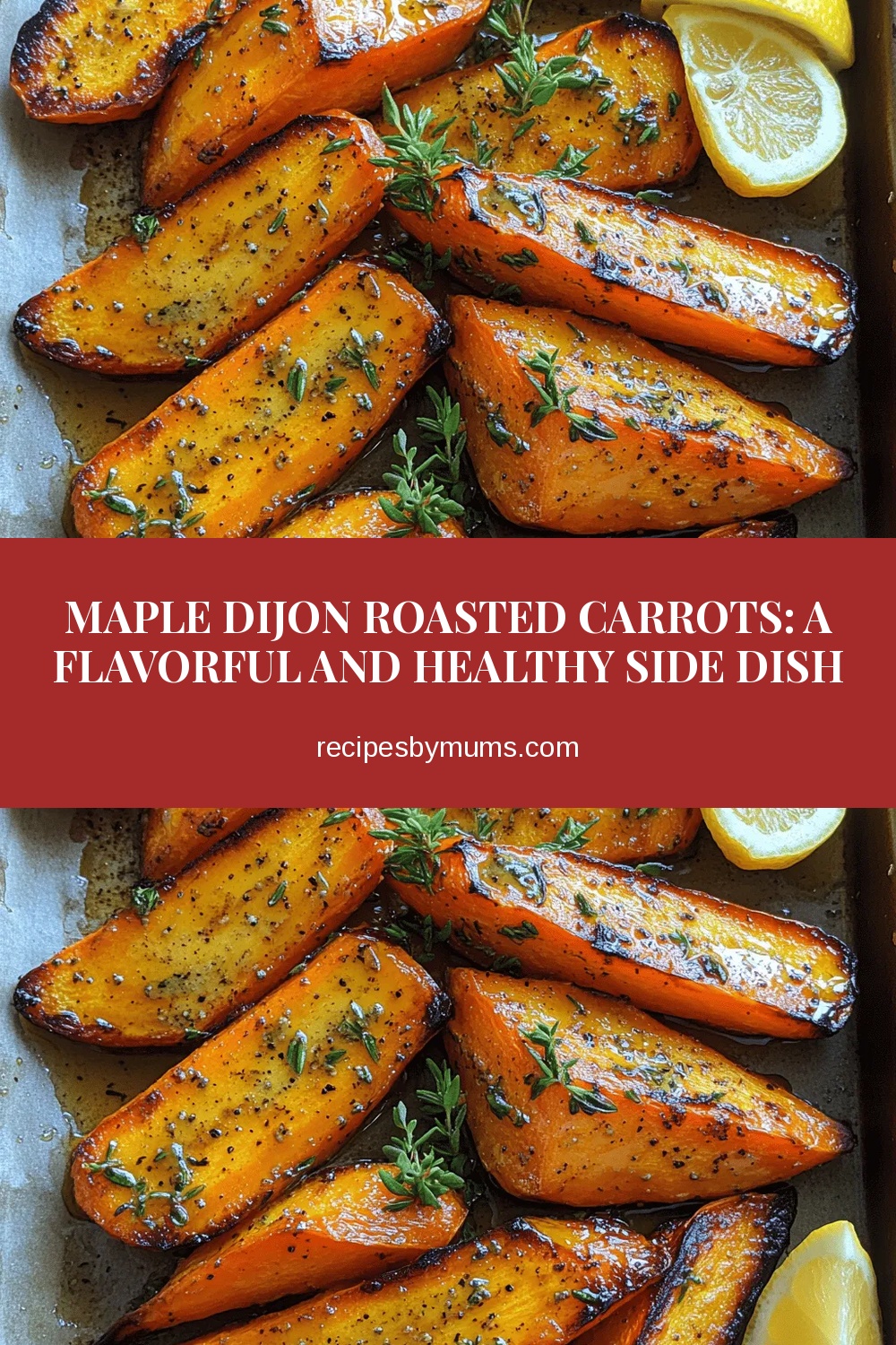 Maple Dijon Roasted Carrots: A Flavorful and Healthy Side Dish