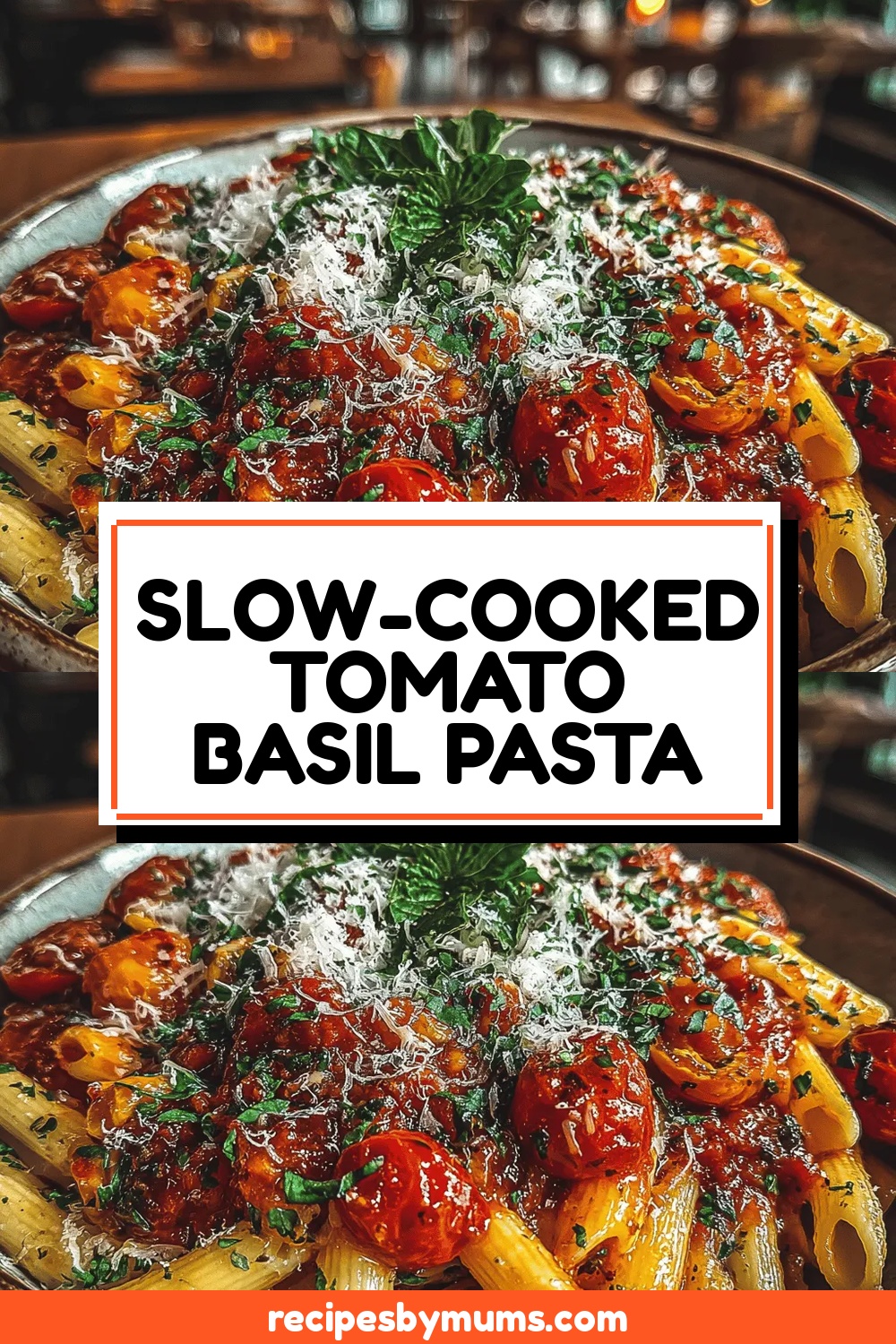 Slow-Cooked Tomato Basil Pasta
