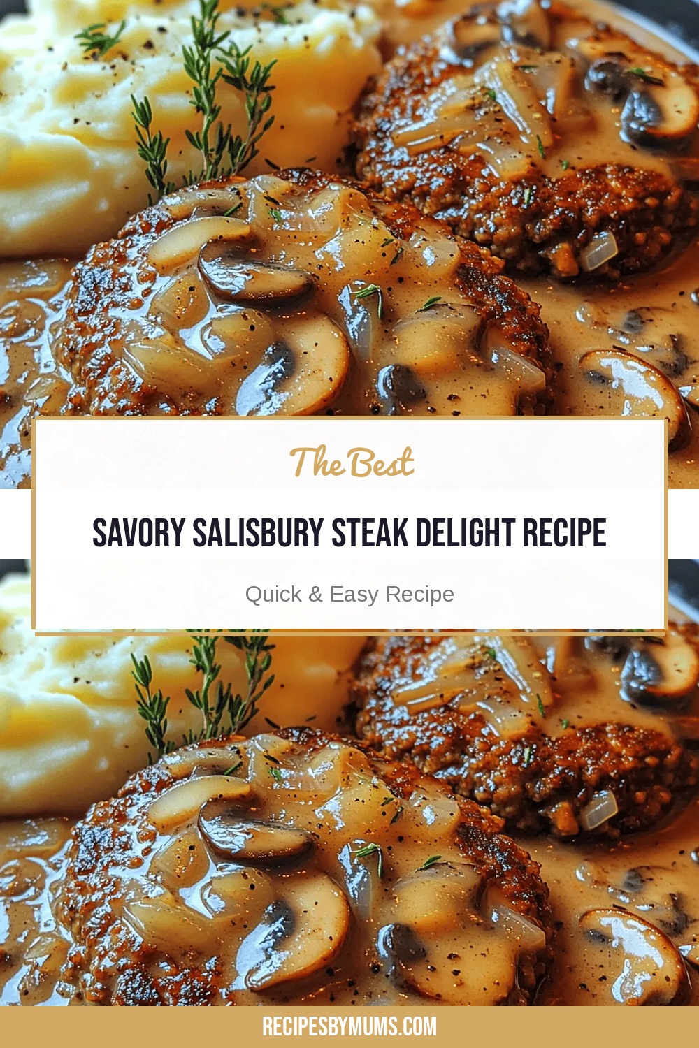 Savory Salisbury Steak Delight Recipe