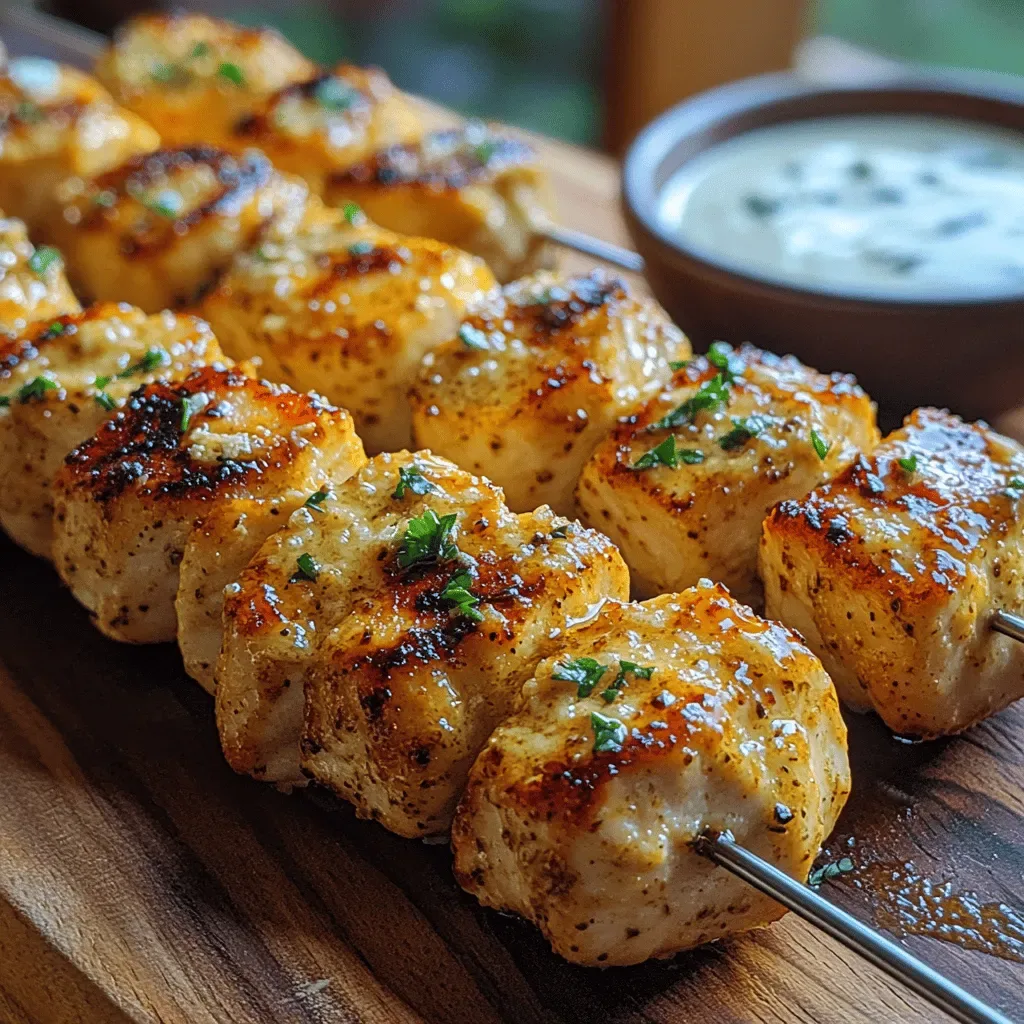 Ranch Garlic Parmesan Chicken Skewers: A Delicious and Easy Meal Option