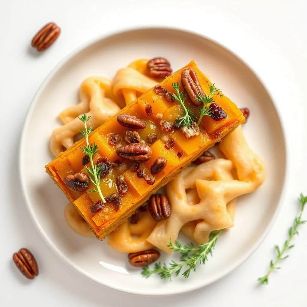 Spiced Cranberry-Pecan Butternut Bake