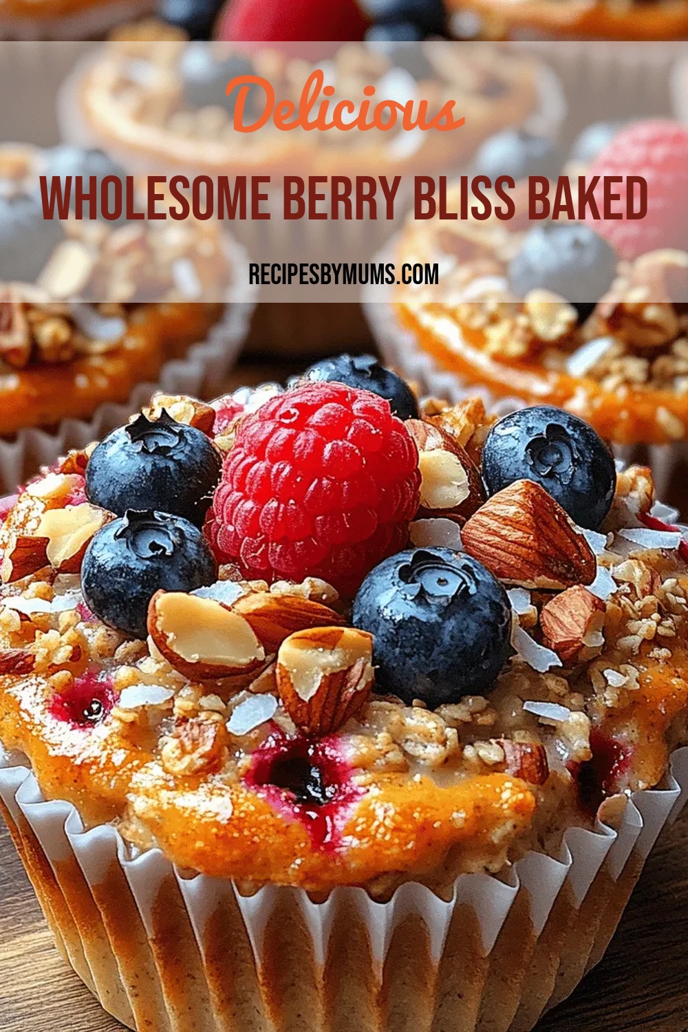 Wholesome Berry Bliss Baked Oatmeal Cups: A Nourishing Start to Your Day