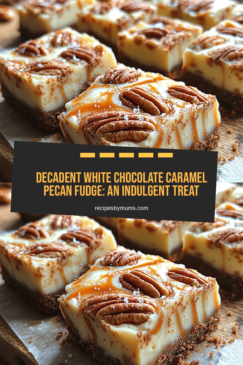 Decadent White Chocolate Caramel Pecan Fudge: An Indulgent Treat
