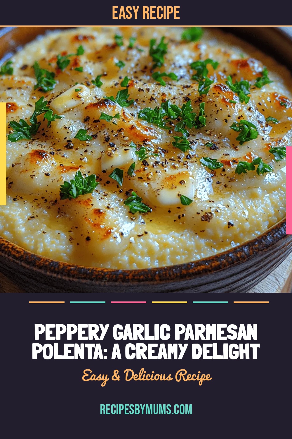 Peppery Garlic Parmesan Polenta: A Creamy Delight