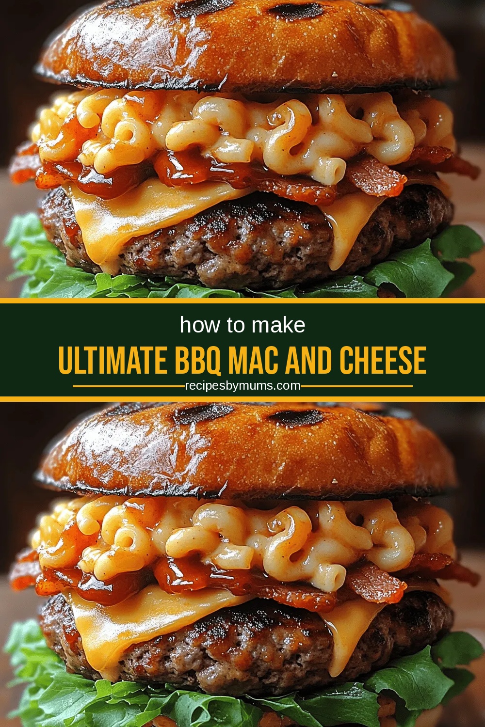 Ultimate BBQ Mac and Cheese Burger: A Culinary Delight