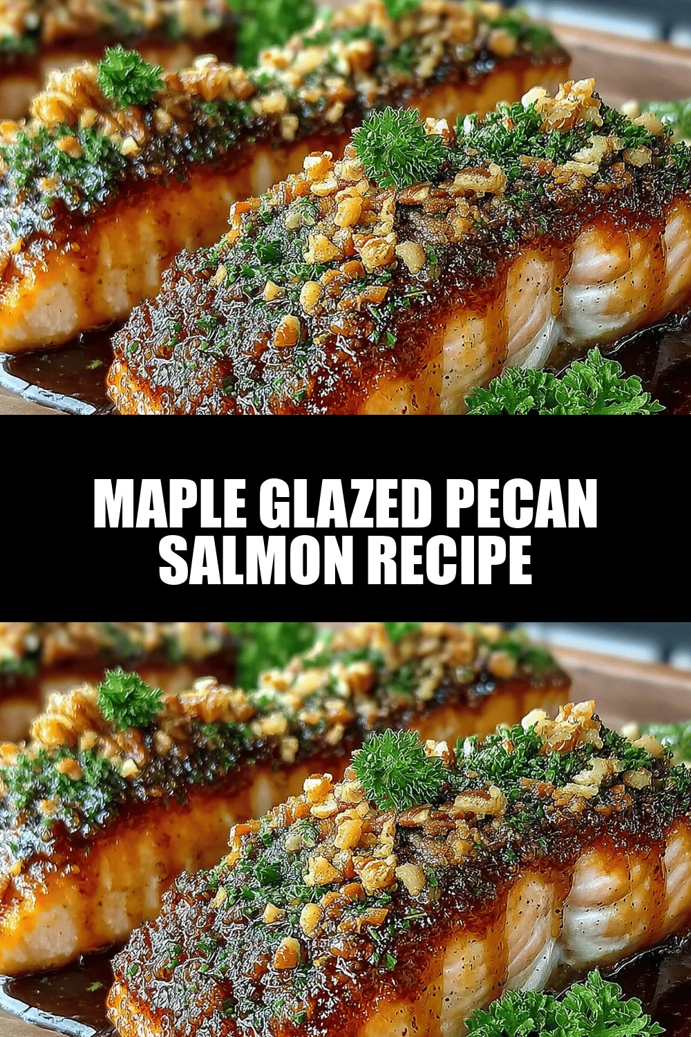 Maple Glazed Pecan Salmon Recipe