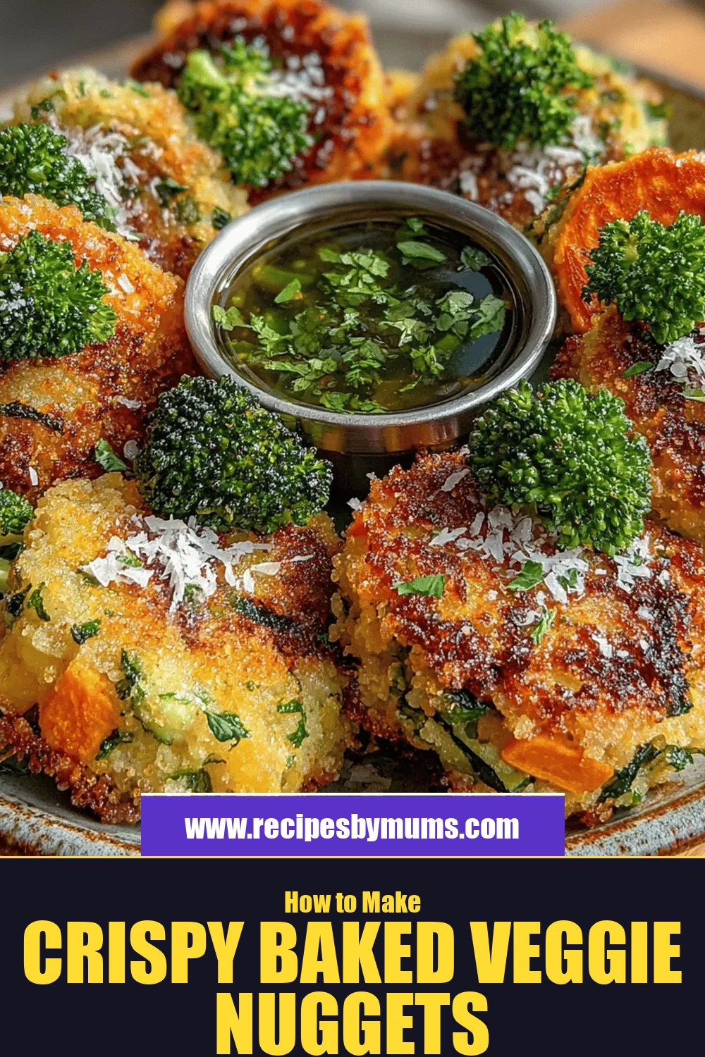 Crispy Baked Veggie Nuggets
