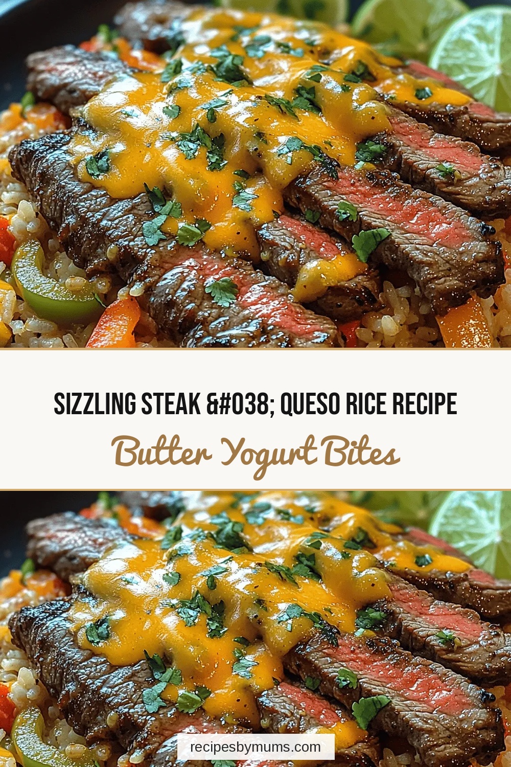 Sizzling Steak & Queso Rice Recipe