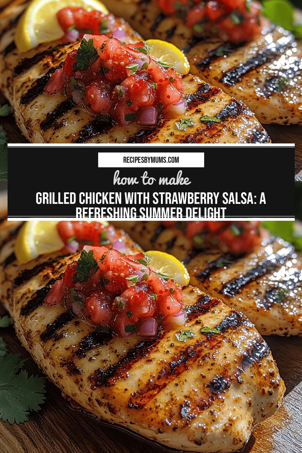 Grilled Chicken with Strawberry Salsa: A Refreshing Summer Delight
