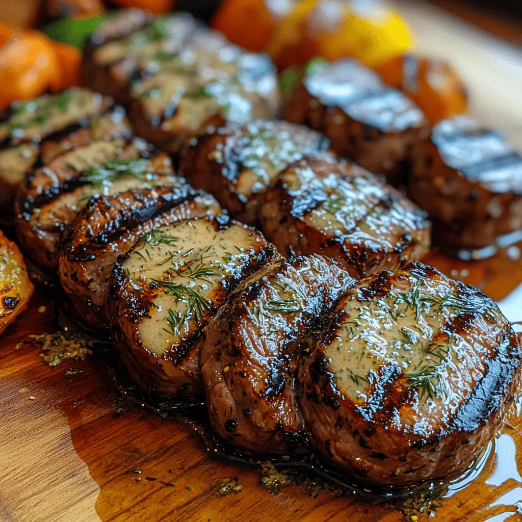 Grilled Tenderloin with Creamy Dill Sauce: An Elegant Culinary Delight
