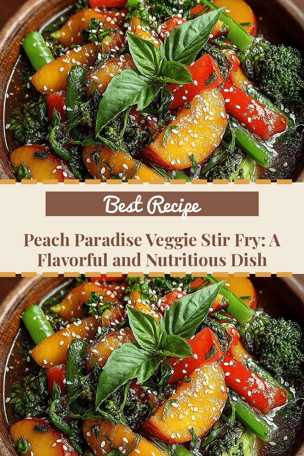 Peach Paradise Veggie Stir Fry: A Flavorful and Nutritious Dish