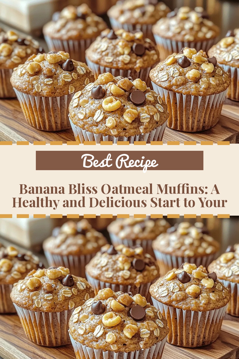 Banana Bliss Oatmeal Muffins: A Healthy and Delicious Start to Your Day