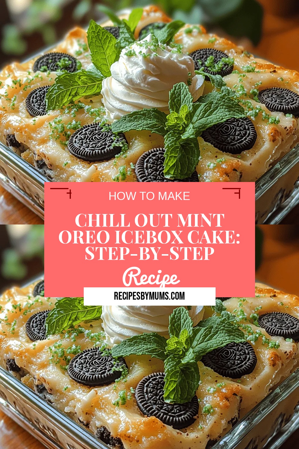Chill Out Mint Oreo Icebox Cake: Step-by-Step Instructions and Serving Suggestions