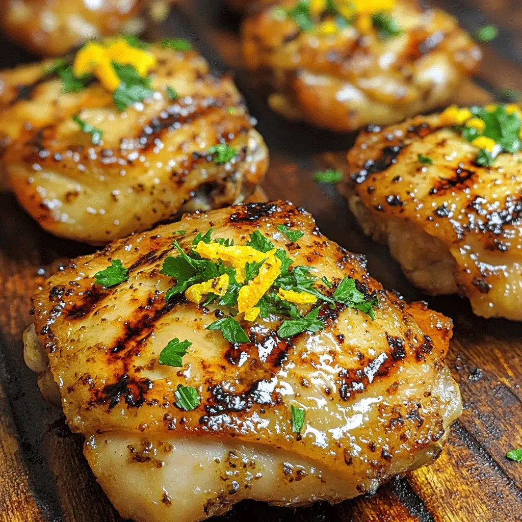 Sassy Citrus Grilled Chicken Thighs Recipe