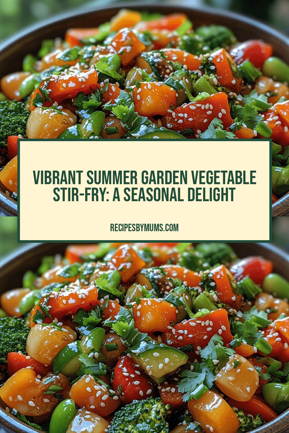 Vibrant Summer Garden Vegetable Stir-Fry: A Seasonal Delight