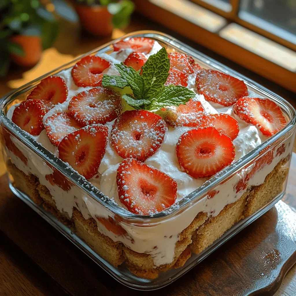 Strawberry Shortcake Icebox Dream: A Refreshing Summer Delight