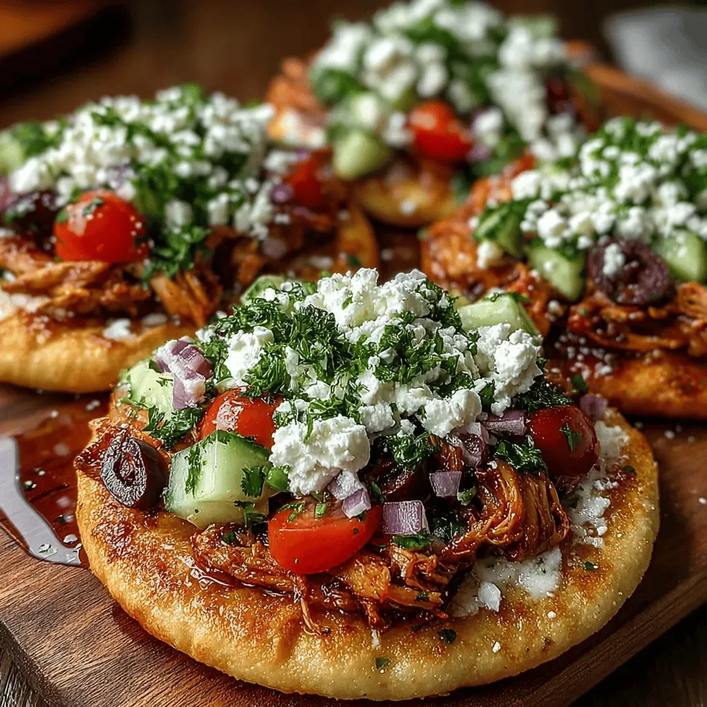 Mini Greek Chicken Salad Flatbreads: A Delicious Recipe to Savor