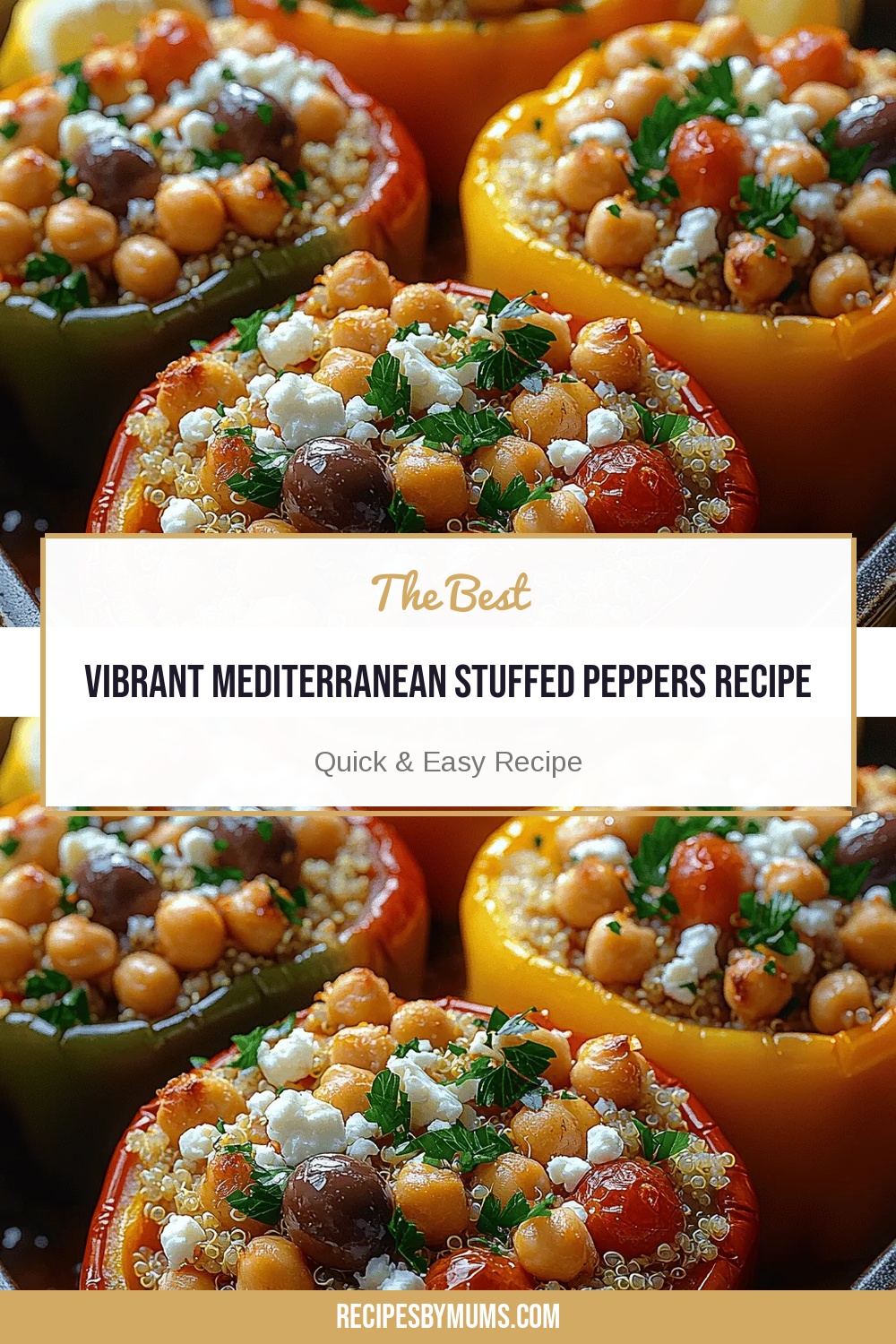 Vibrant Mediterranean Stuffed Peppers Recipe