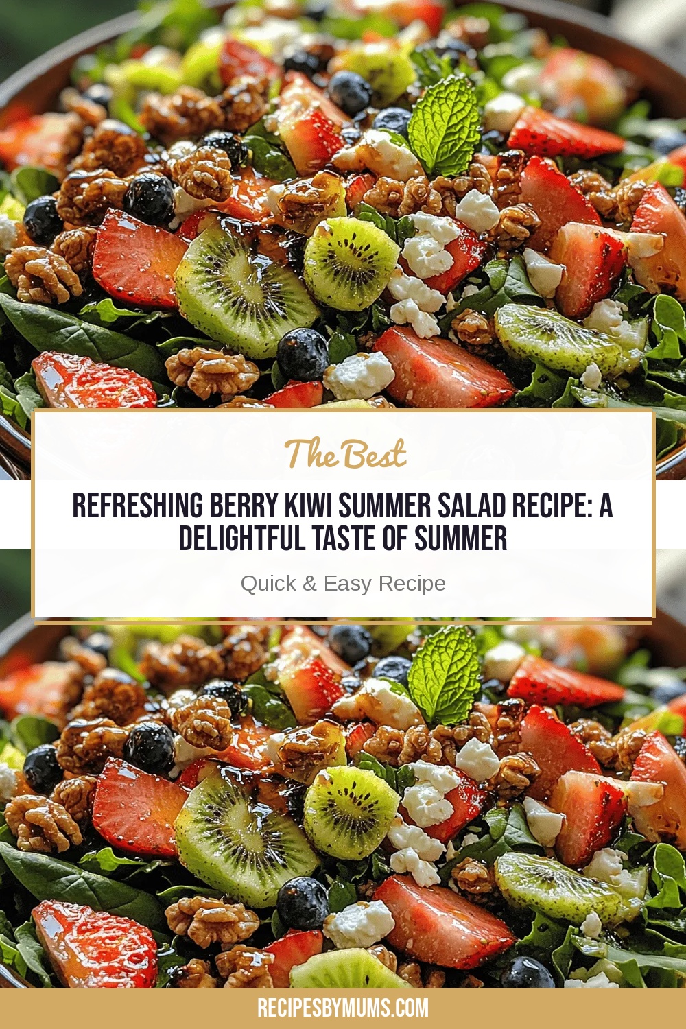 Refreshing Berry Kiwi Summer Salad Recipe: A Delightful Taste of Summer