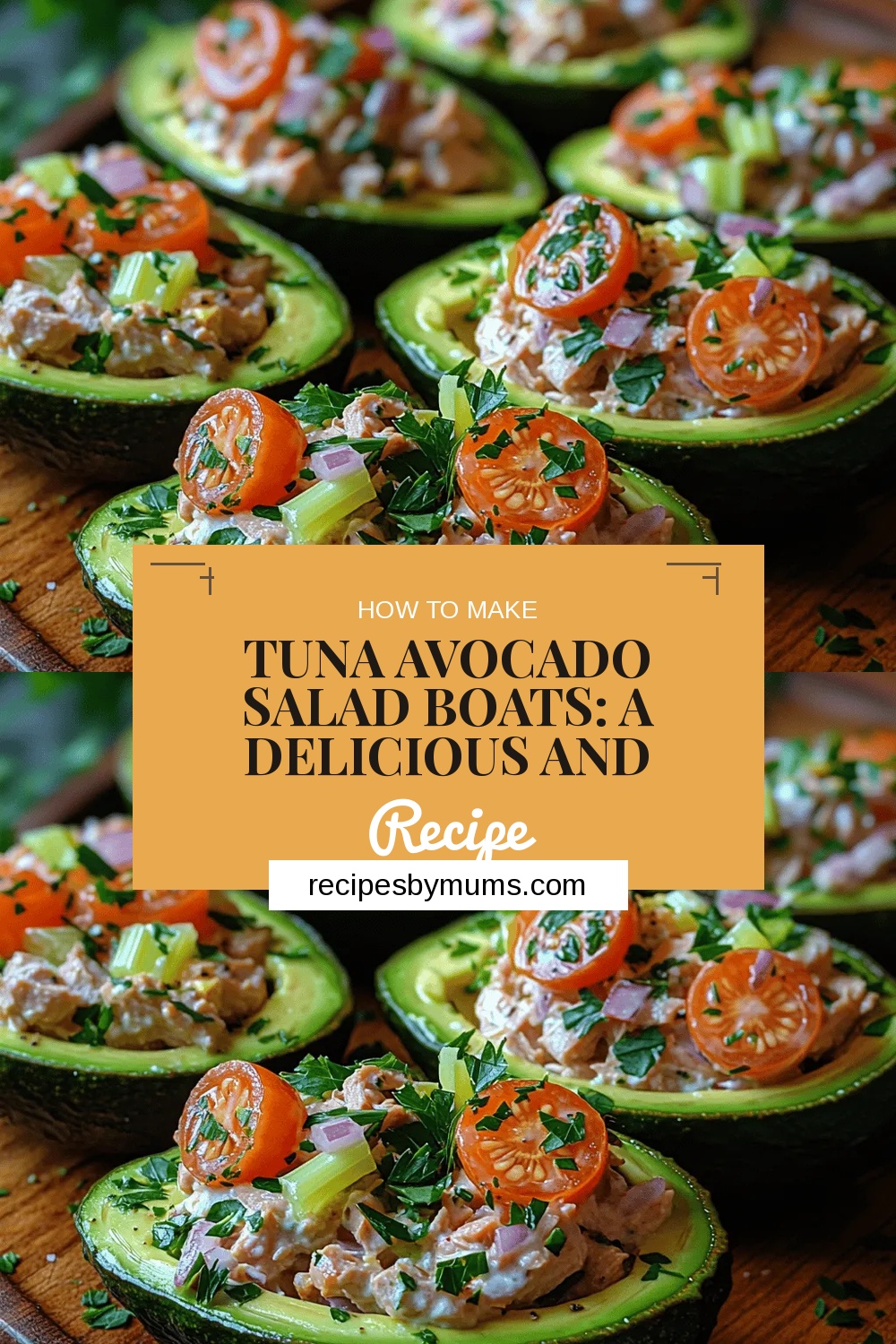 Tuna Avocado Salad Boats: A Delicious and Nutritious Recipe