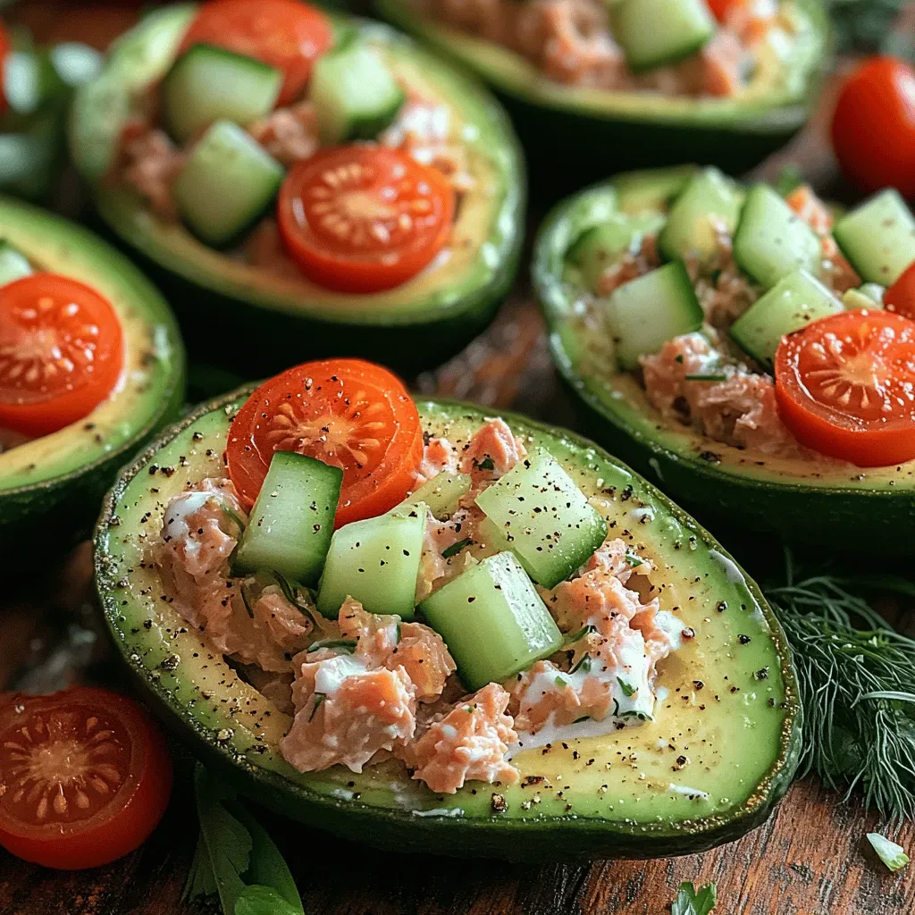 Avocado Tuna Lettuce Boats Delight: A Healthy and Refreshing Recipe