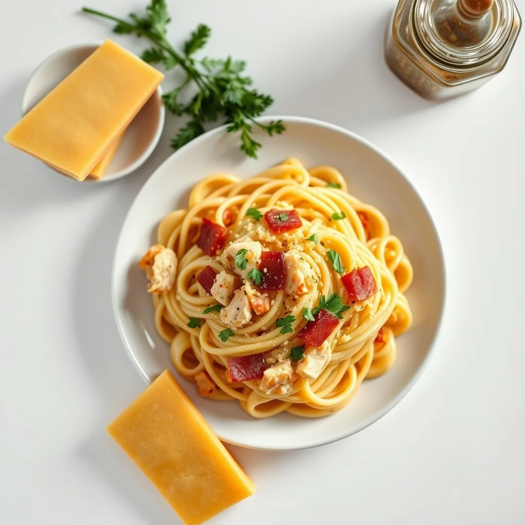 Turkey Bacon Cheddar Pasta