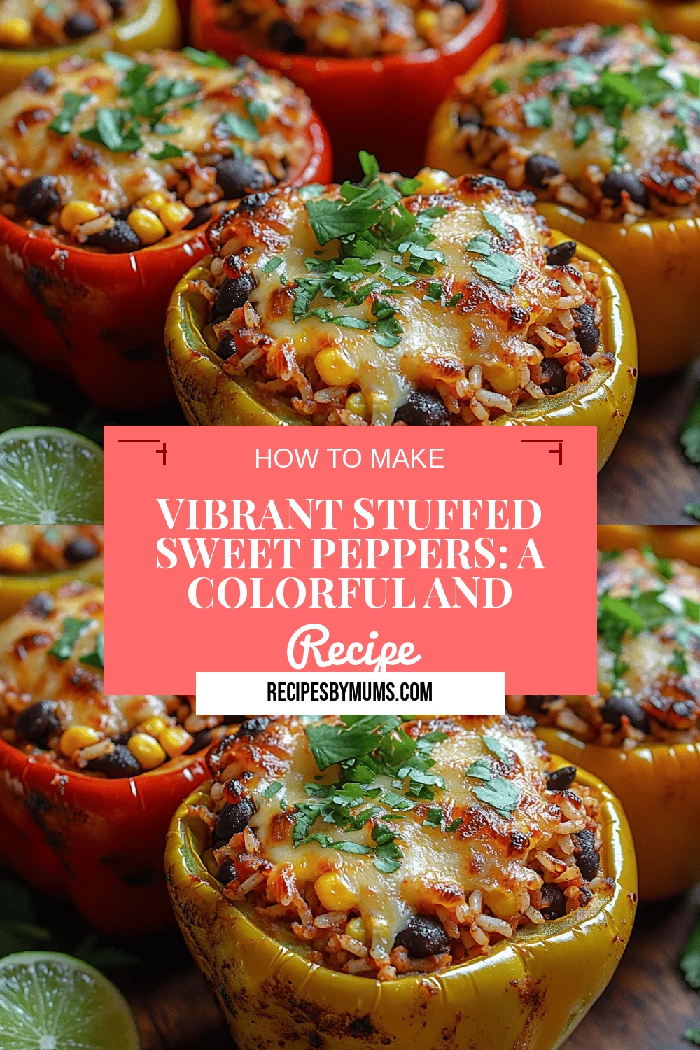 Vibrant Stuffed Sweet Peppers: A Colorful and Nutritious Delight