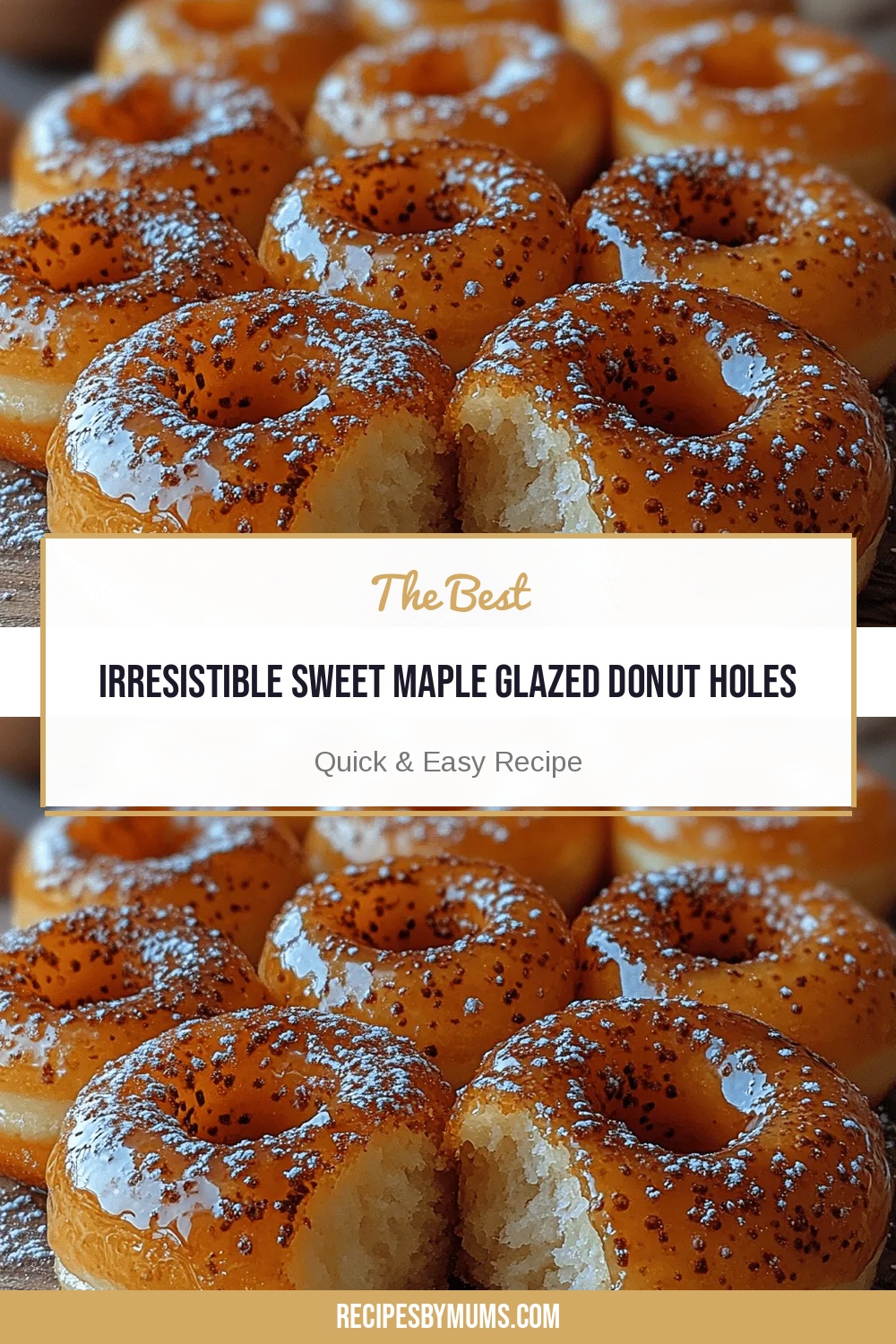 Irresistible Sweet Maple Glazed Donut Holes