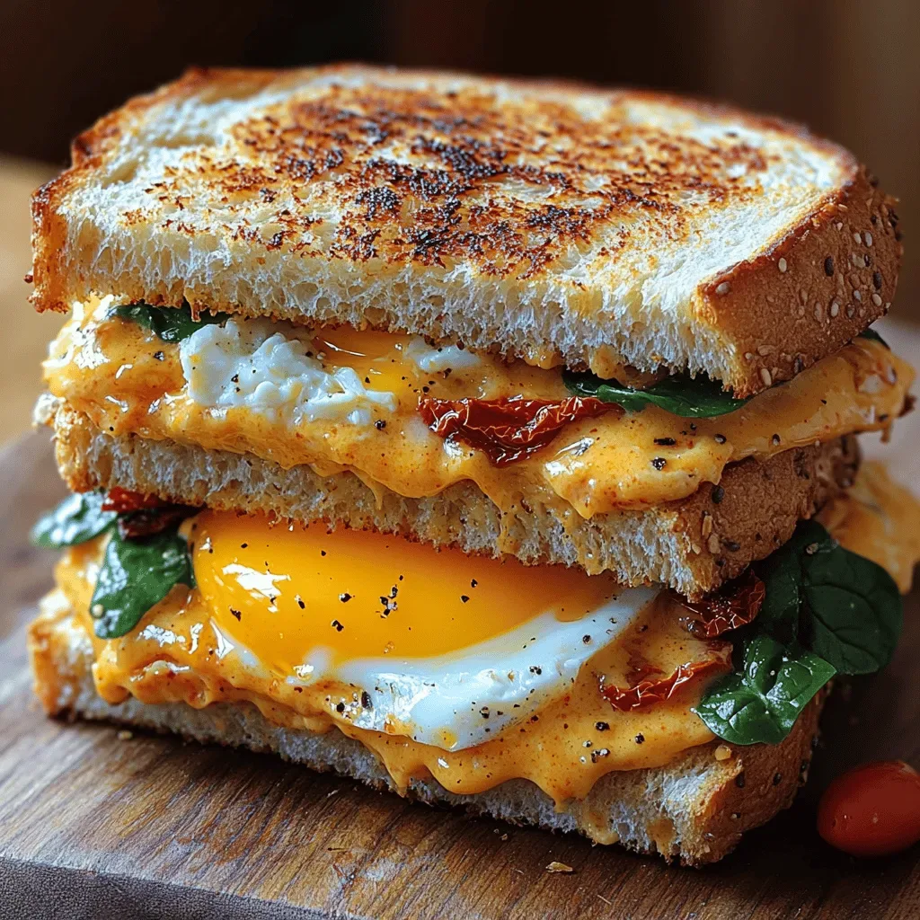 Cheesy Morning Delight: A Gourmet Breakfast Sandwich Recipe