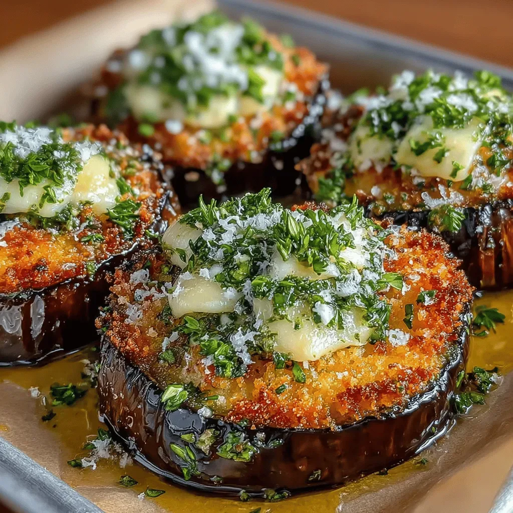 Garlic Herb Crusted Eggplant Slices: Recipe Completion and Serving Suggestions