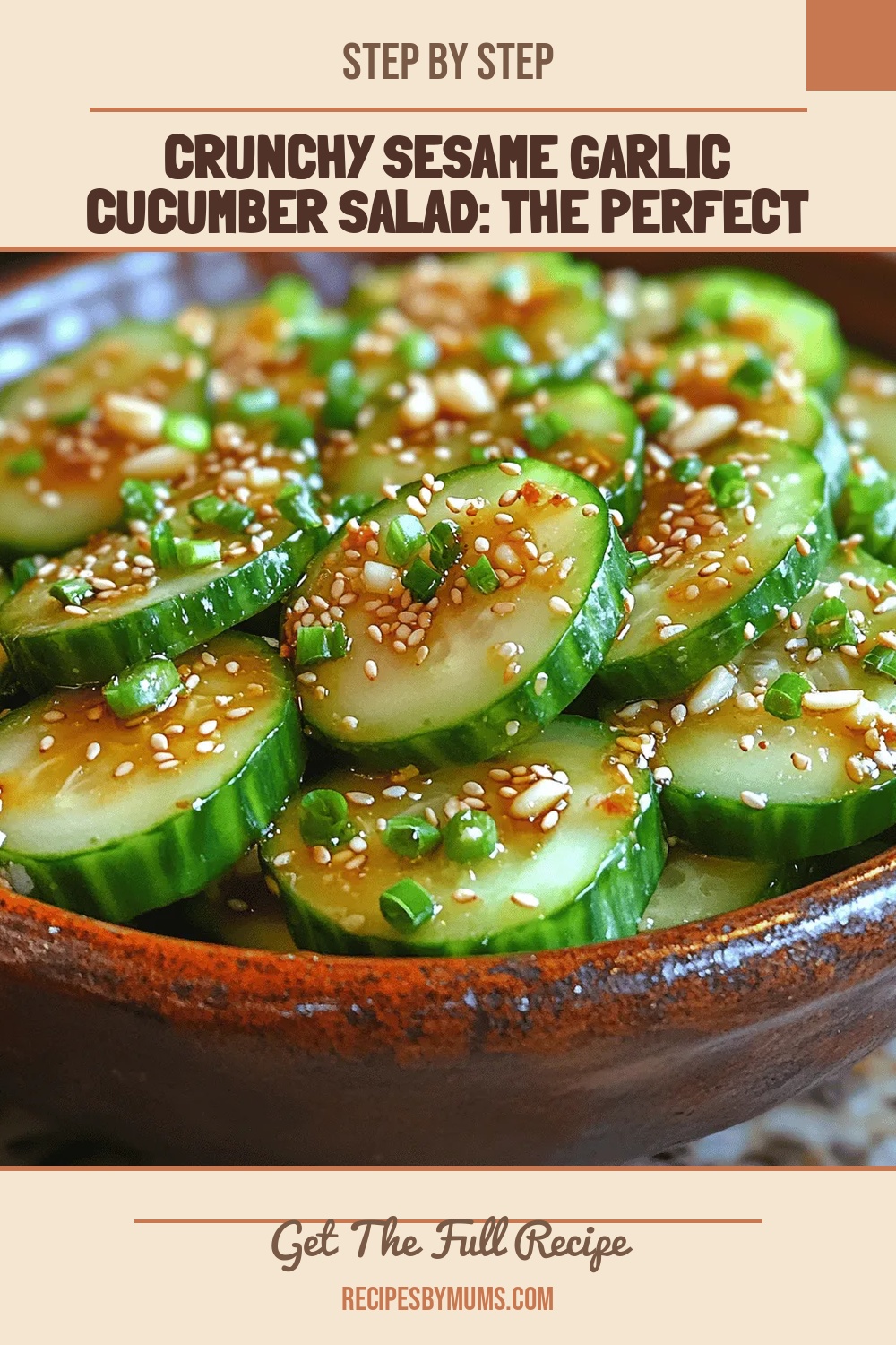 Crunchy Sesame Garlic Cucumber Salad: The Perfect Refreshing Dish