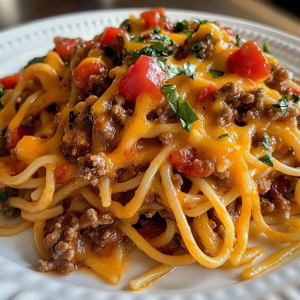 30-Minuten One Pot Taco Spaghetti – bezaubernd einfach & lecker