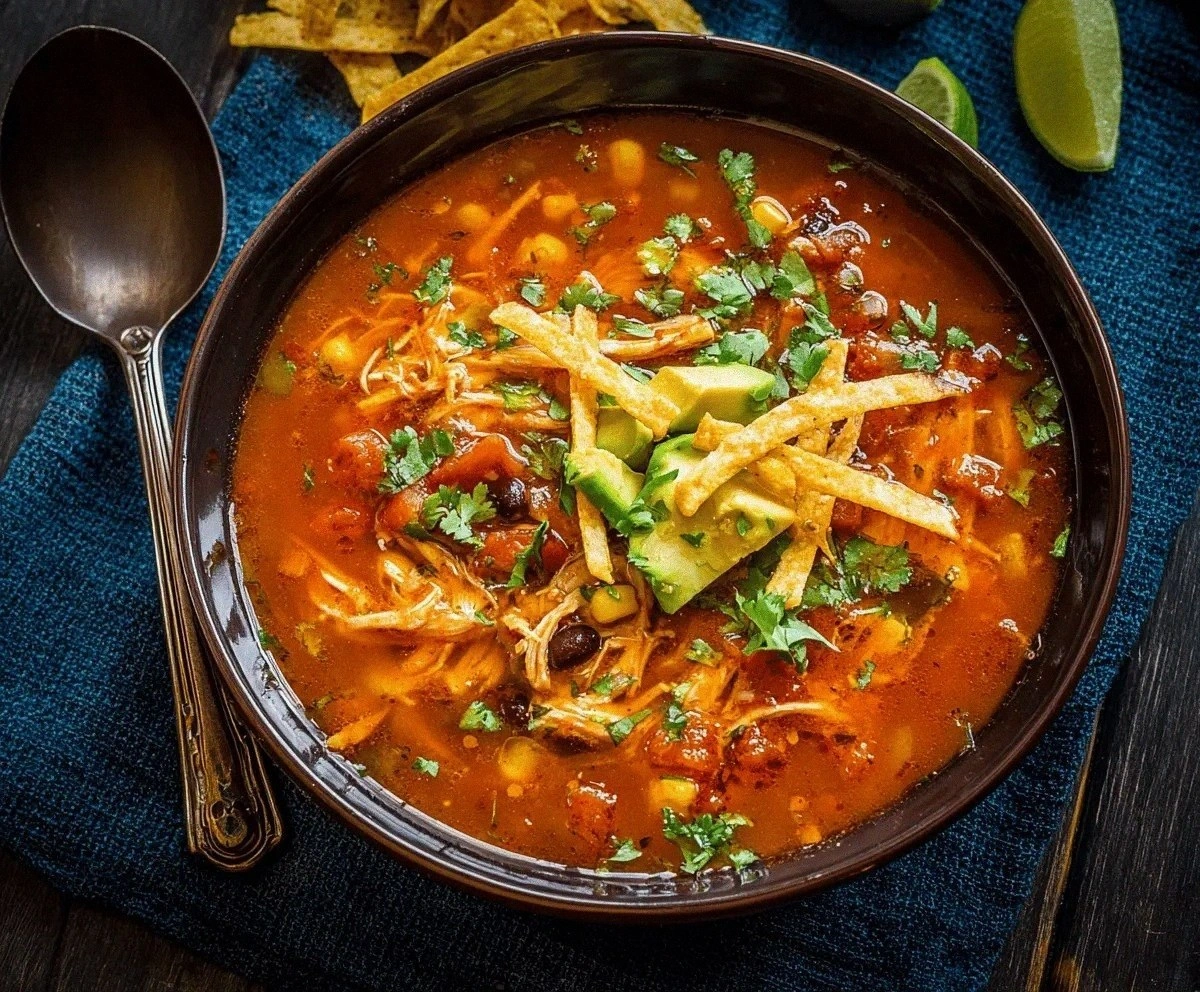 Authentic Chicken Tortilla Soup