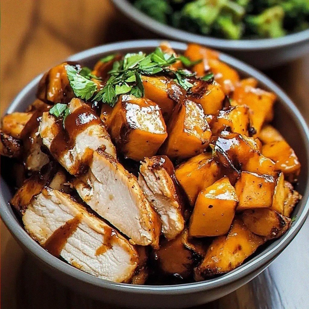 BBQ Chicken & Roasted Sweet Potato Bowls: The Amazing Ultimate Recipe
