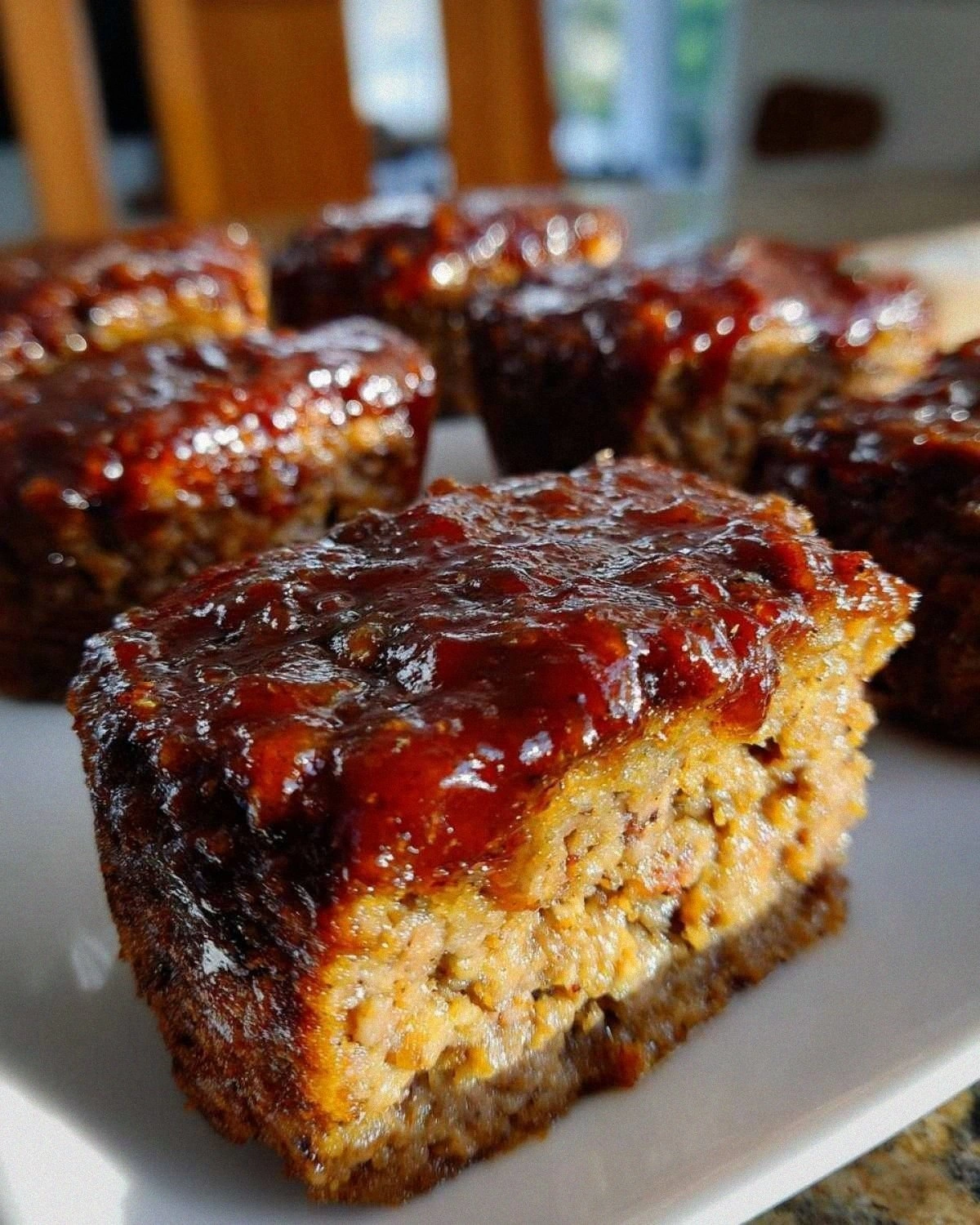 BBQ-Glazed Mini Meatloaves: 1 Delicious Hug
