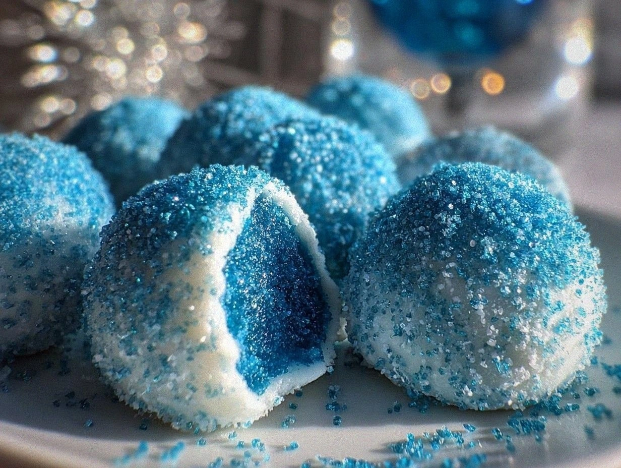 Blue Christmas Truffles