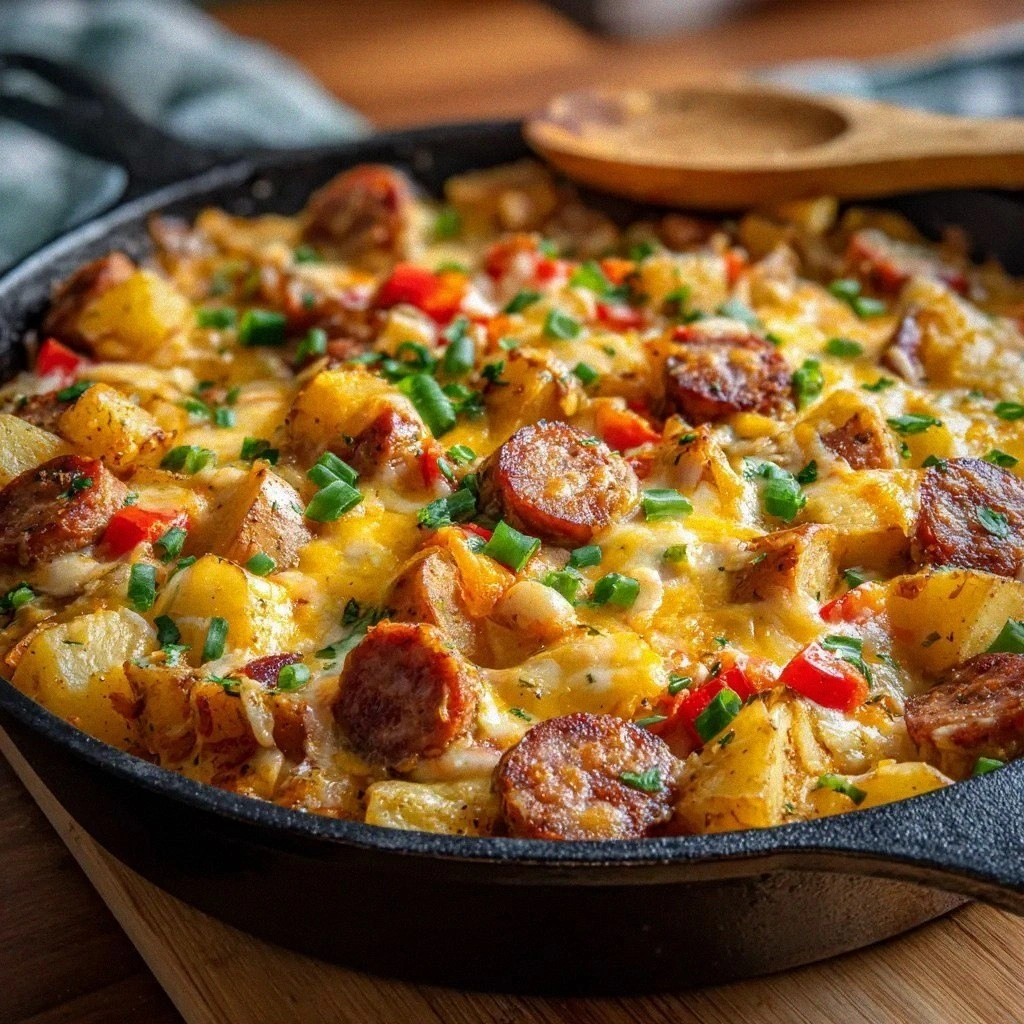 Cheesy Ranch Potatoes and Smoked Sausage: One-Pan Comfort Food Heaven